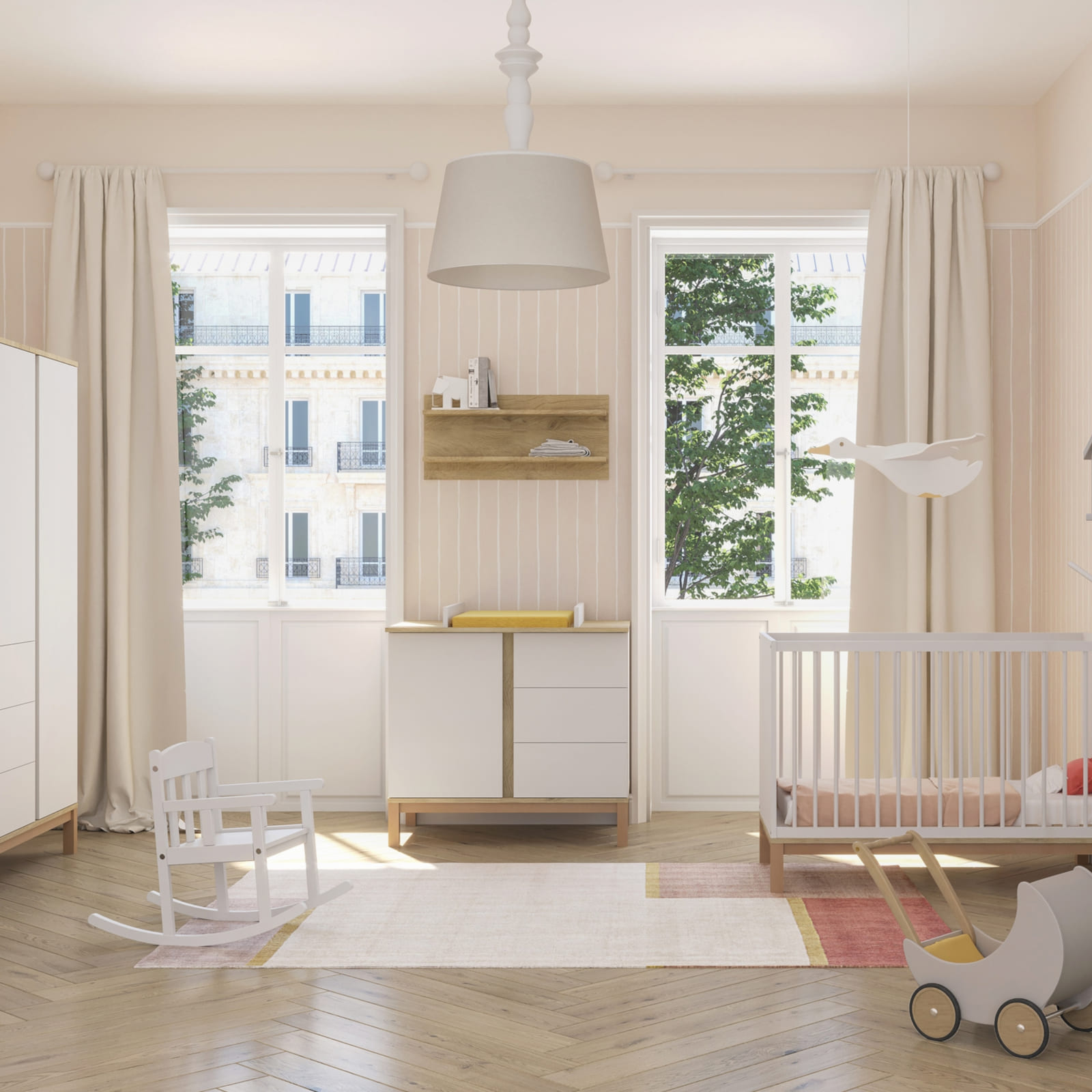 BISAL Loop Commode avec plan à langer