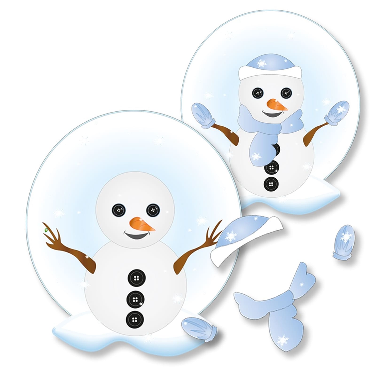 VALENTINES FOREST Magnetischer Schneemann