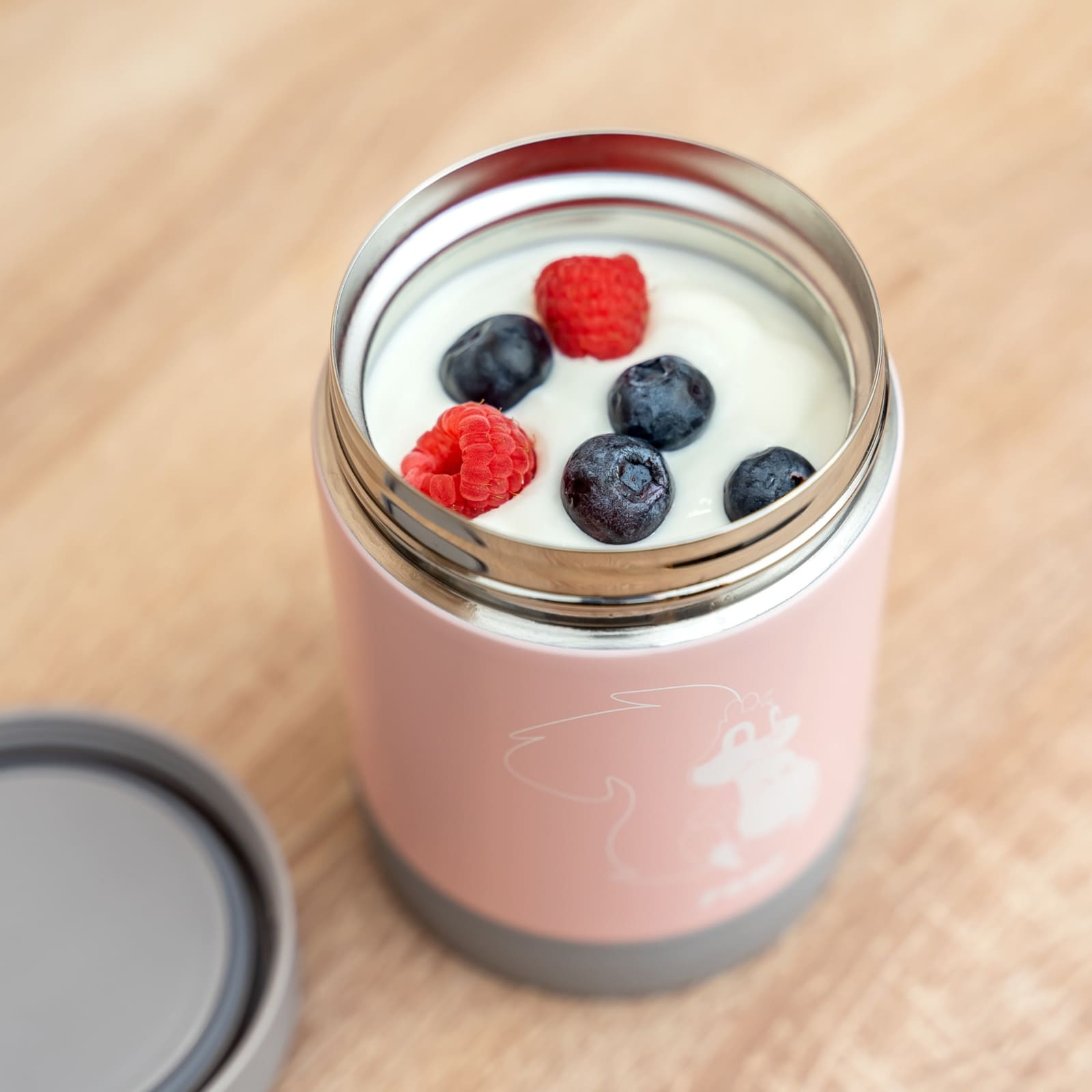 REER ColourDesign Edelstahl-Warmhaltebox rosa 300ml REER ColourDesign Edelstahl-Warmhaltebox rosa 300ml