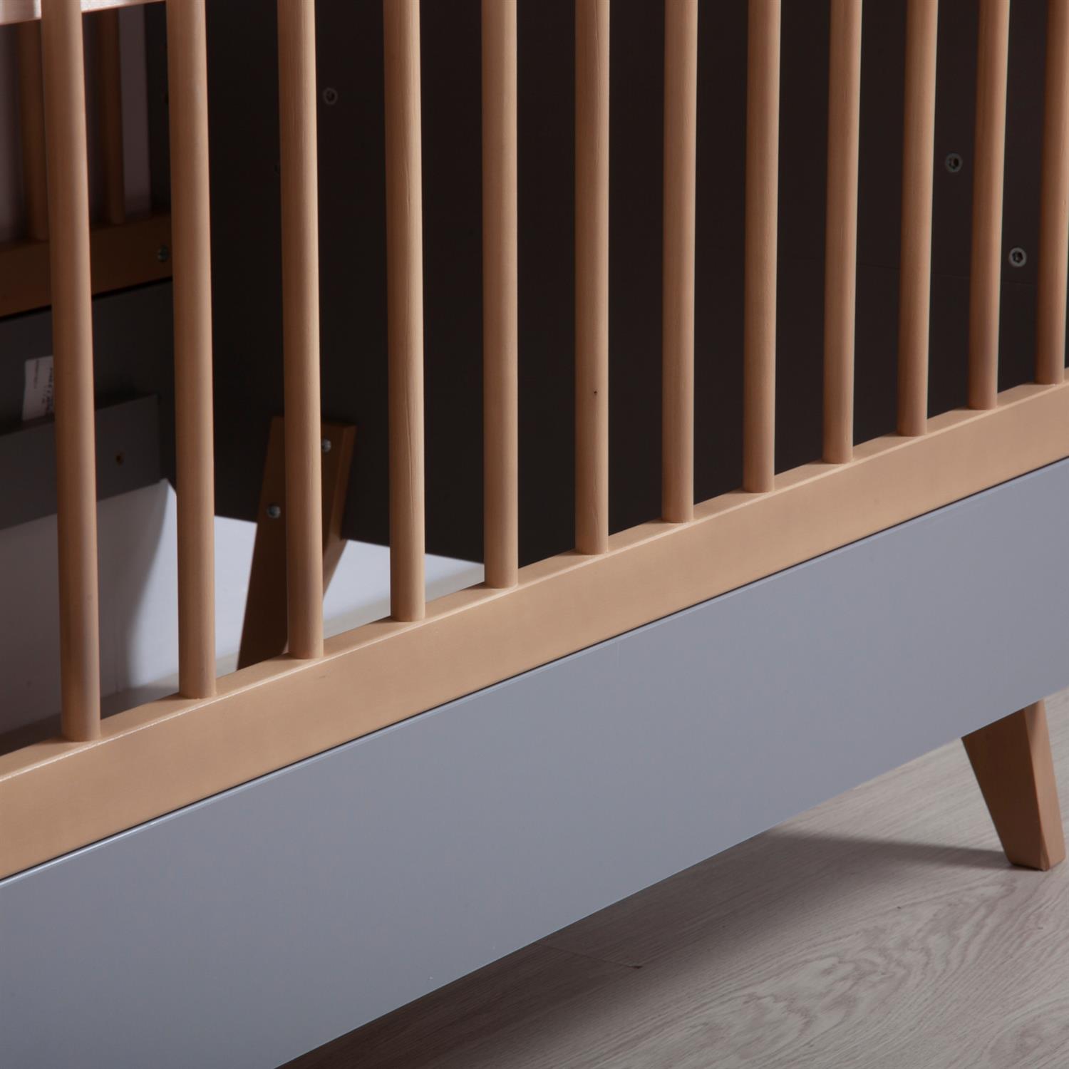 BISAL Colette Lit d'enfant 70x140cm gris