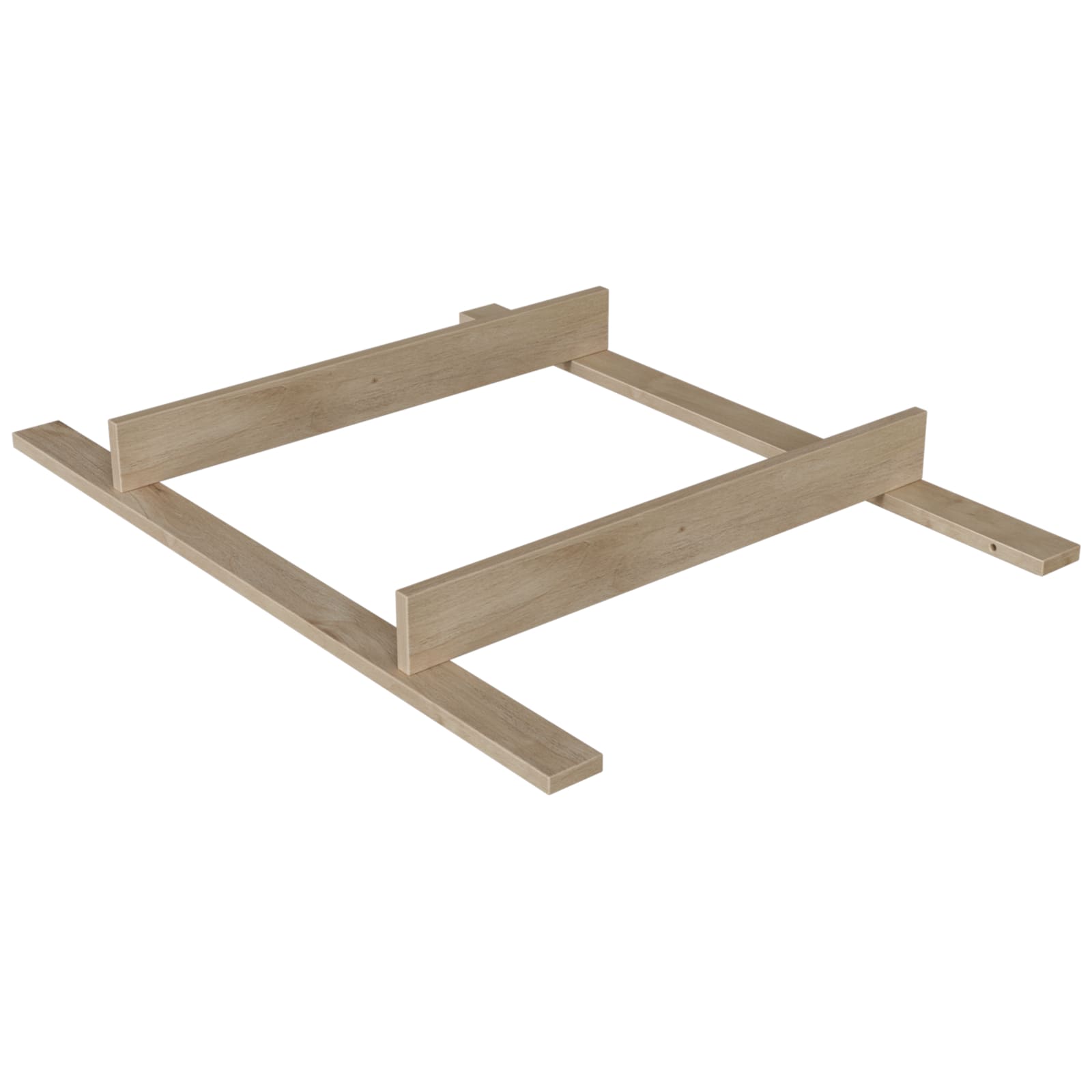 BISAL Peak Commode avec plan à langer nature-blanche