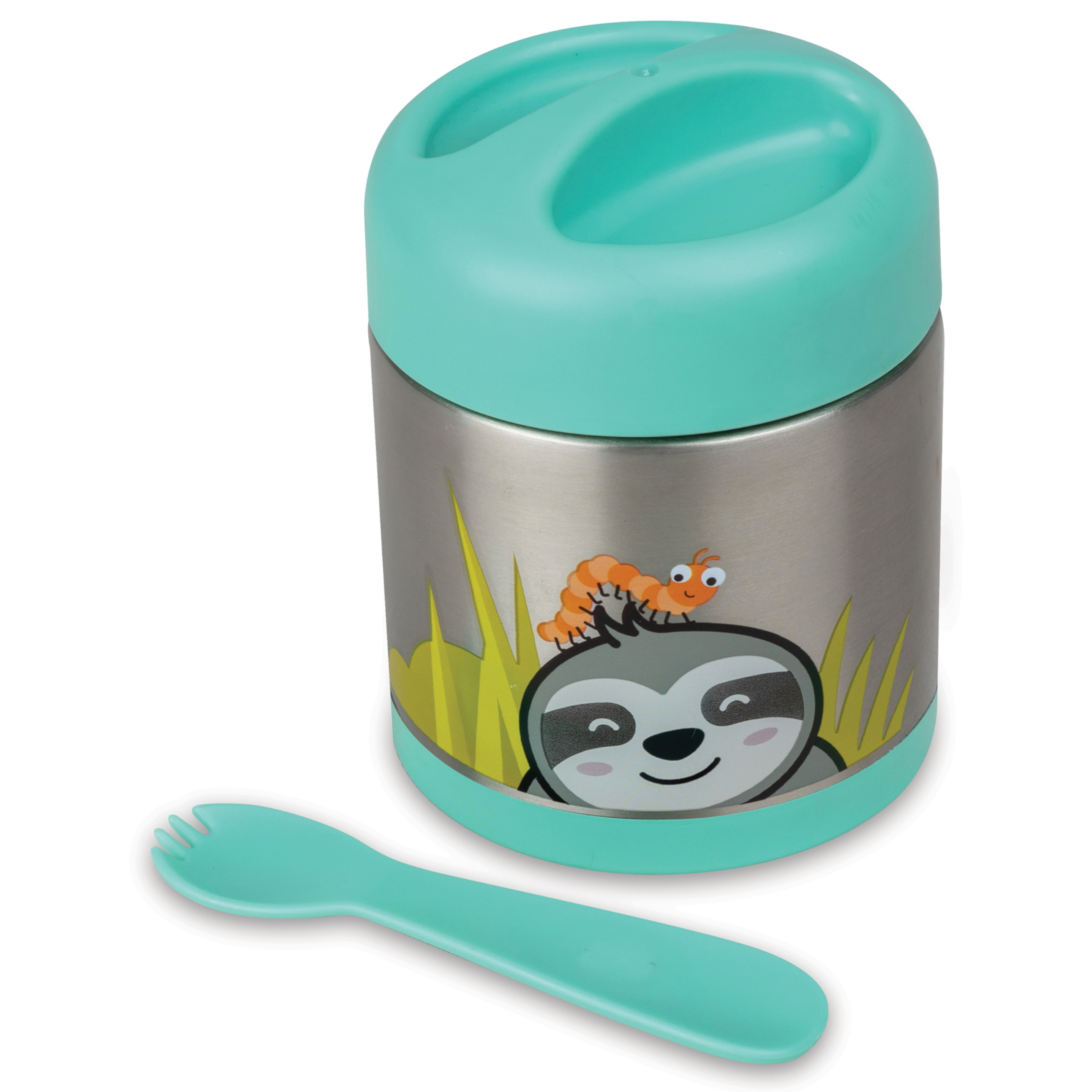 TUM TUM Thermobehälter mit magnetischem Löffel Faultier Stanley
