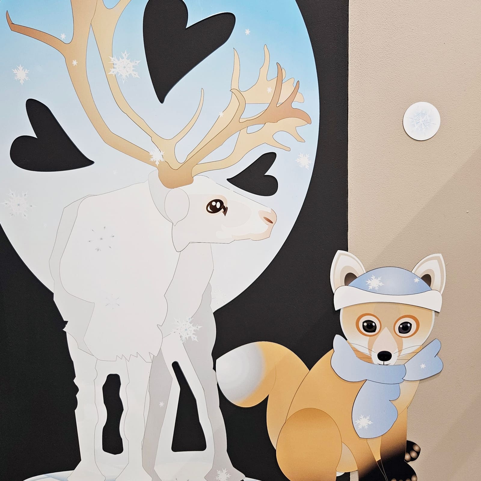 VALENTINES FOREST Magnetischer Schneehirsch