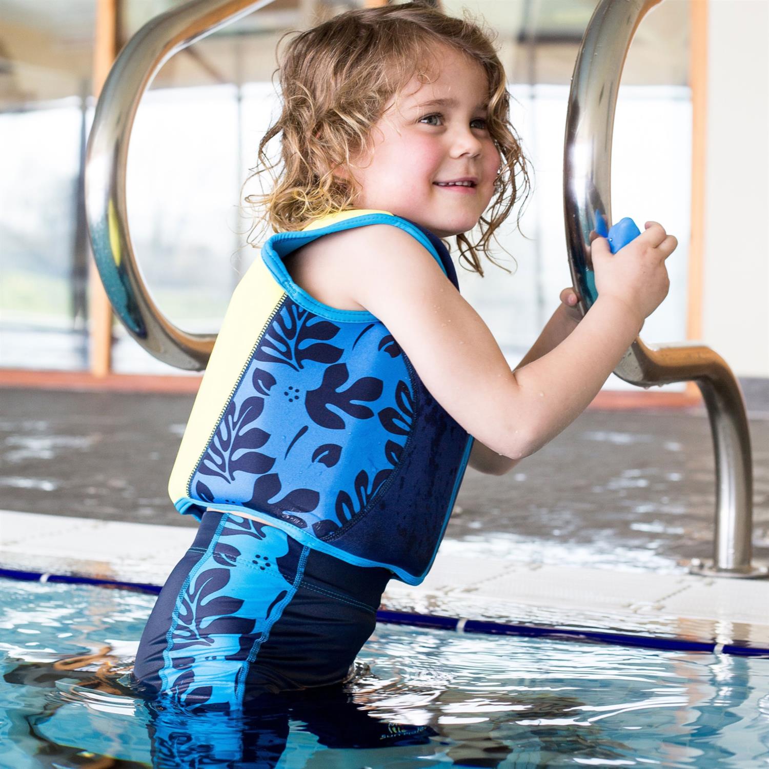 konfidence-kinder-schwimmweste-navyblau-palme-18-36-monate-kj14-b-03-eHJl KONFIDENCE Veste de natation pour l'enfant navy palmier, 18-36 mois