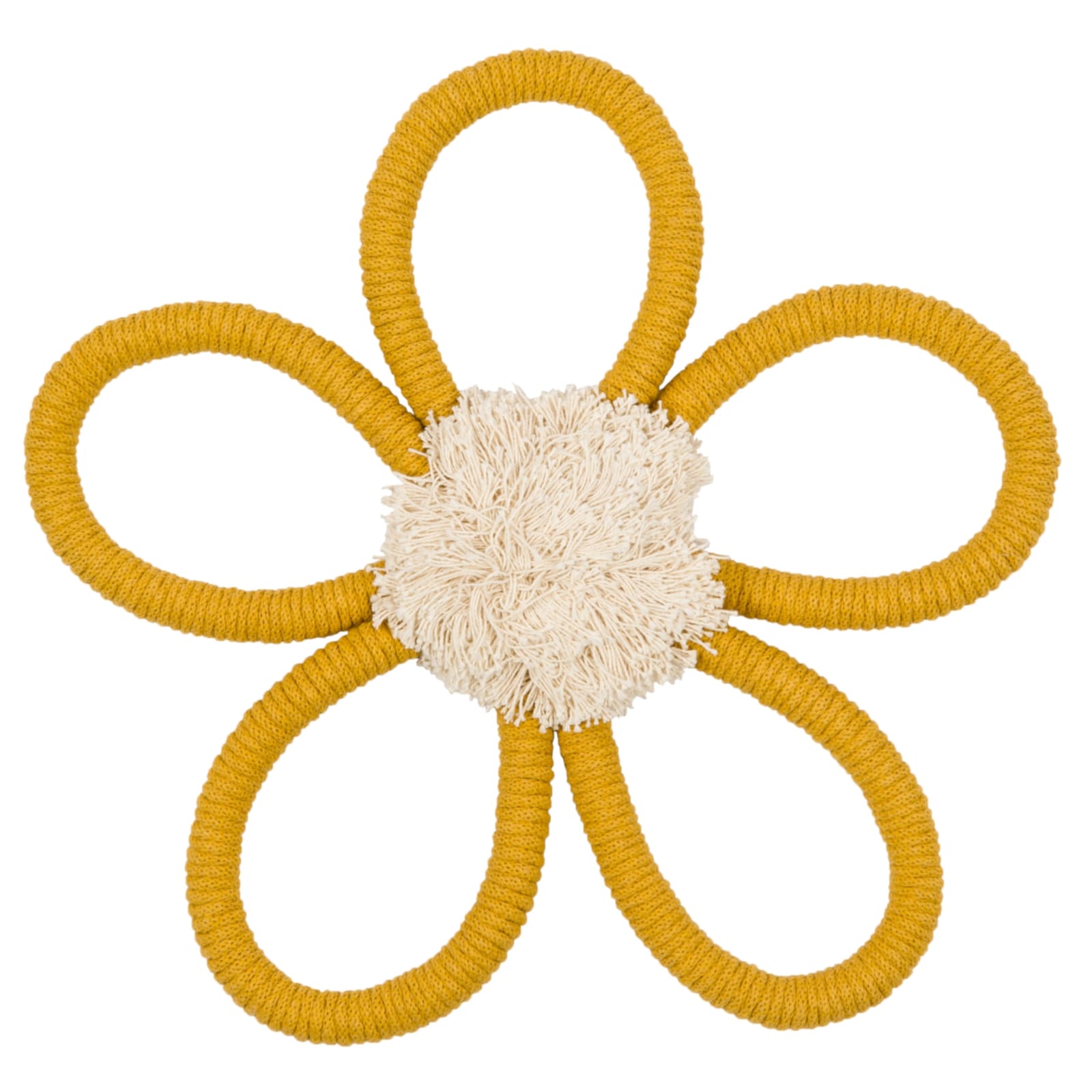 LIL'THINGS Wanddeko Blume Boho gelb