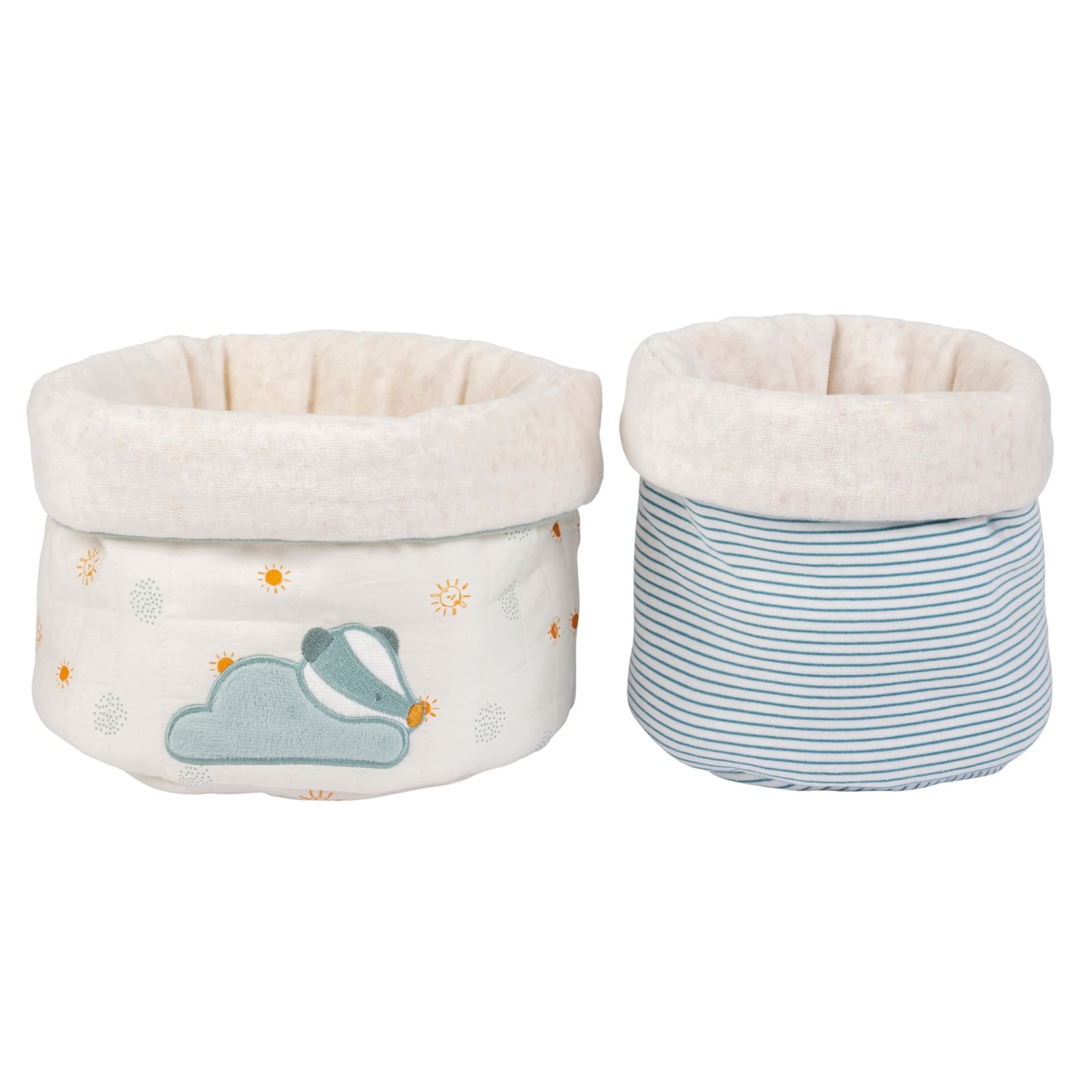 NATTOU Félix et Léo Panier décoratif 2 pcs.