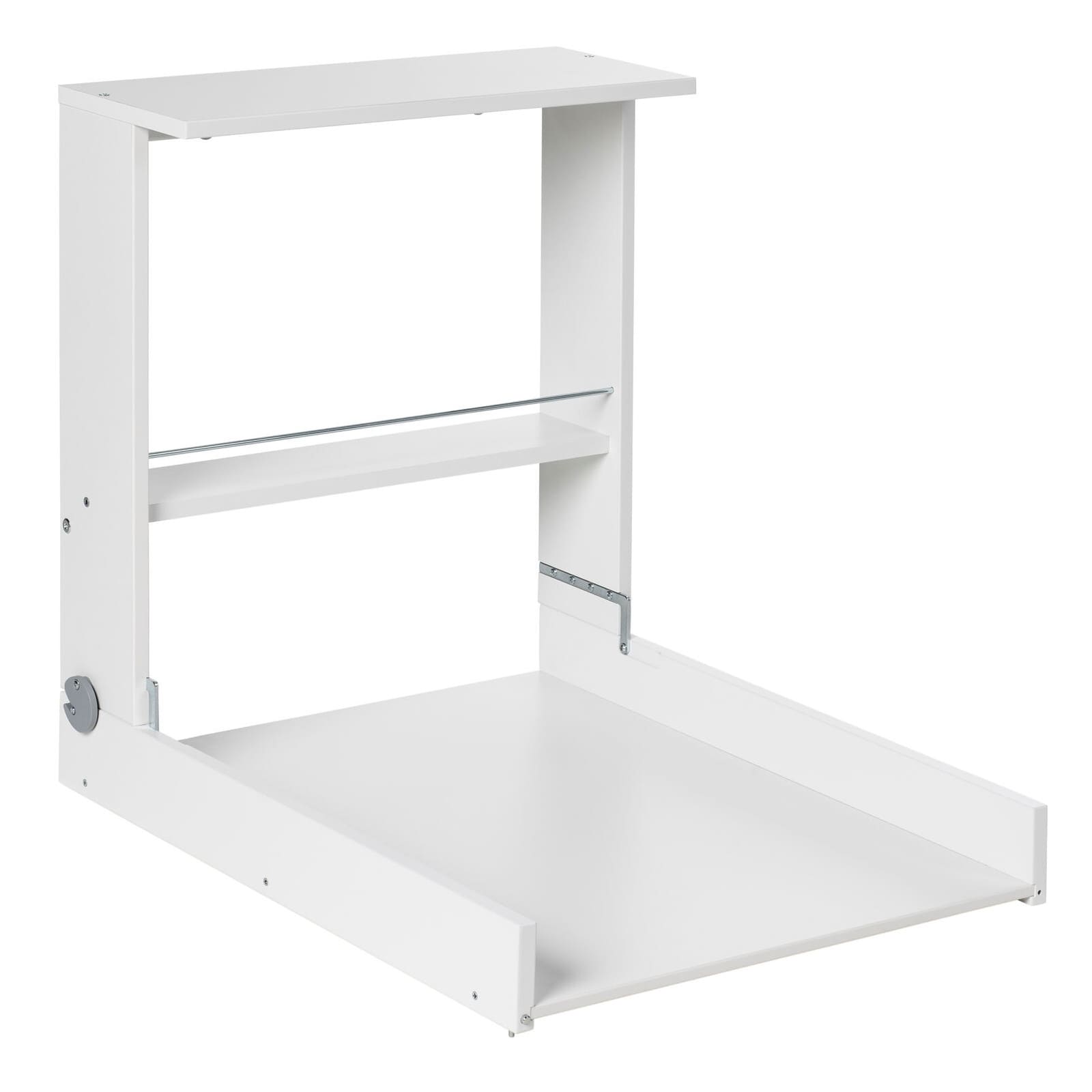 GEUTHER Table à langer murale Wicki avec matelas à langer blanc