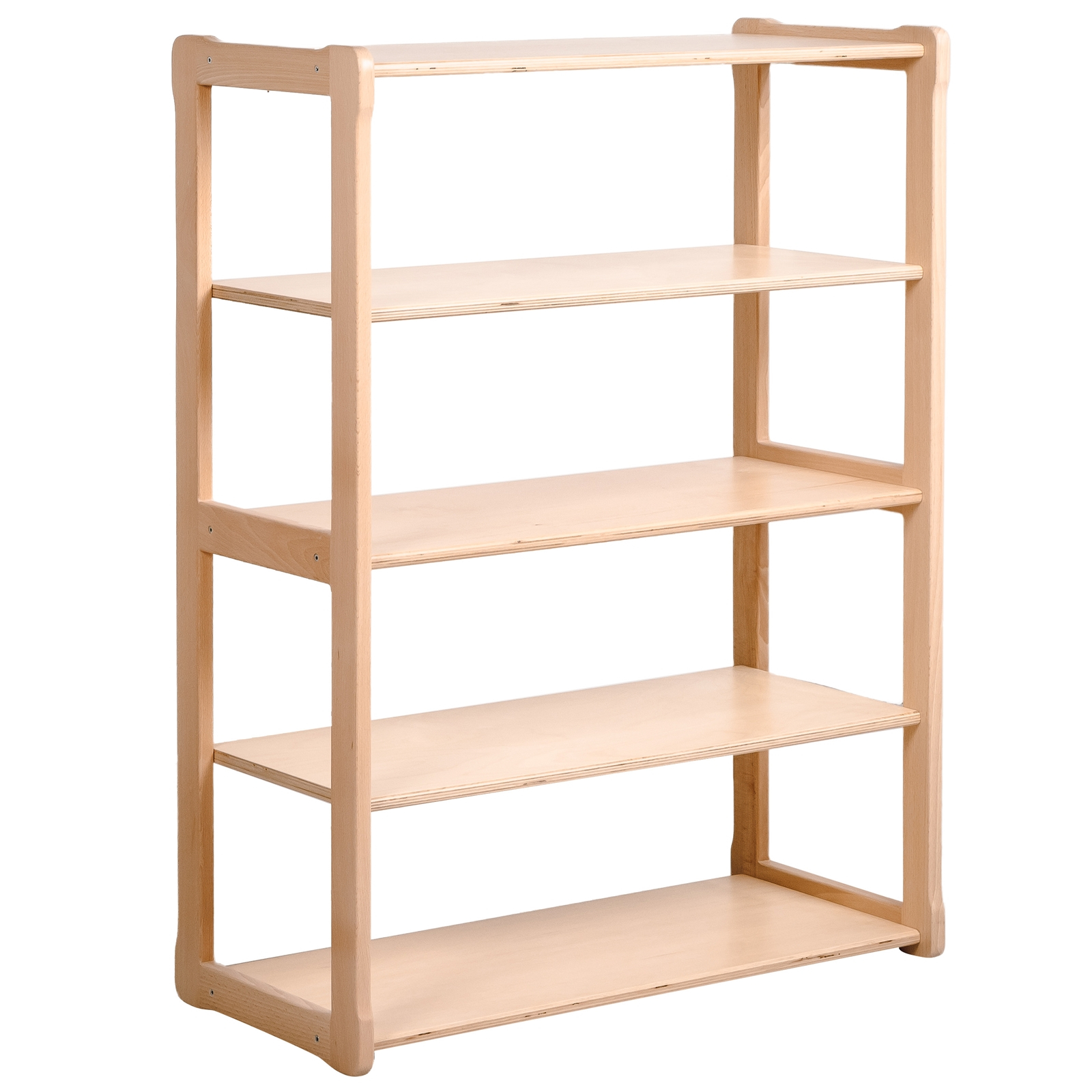 WOOD & LUCK Etagère en bois MAXI+ nature
