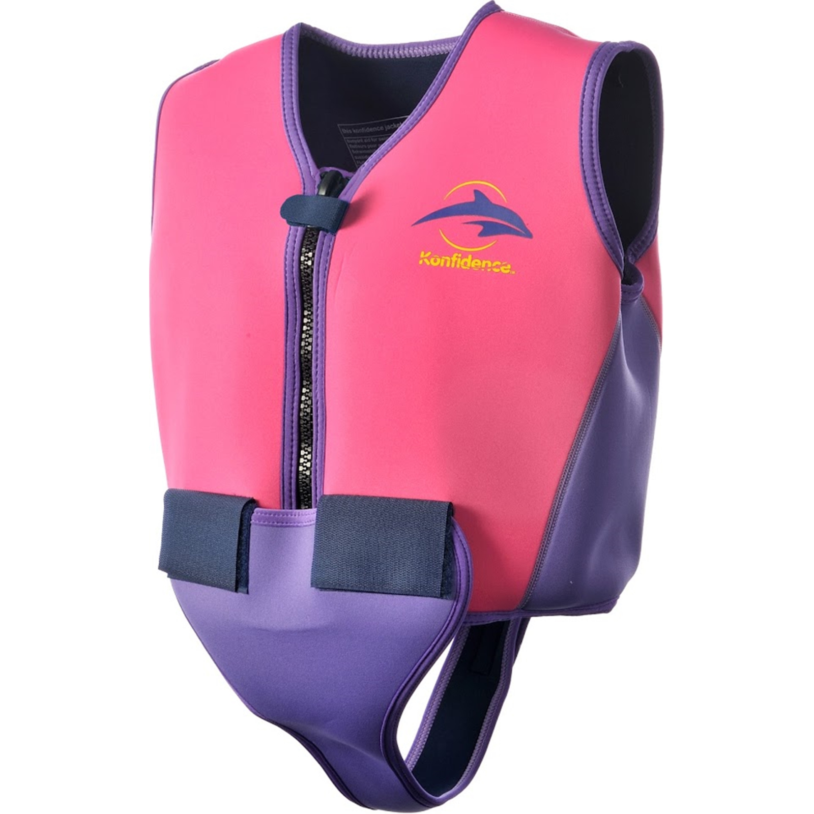 KONFIDENCE Gilet de natation rose vif 8-10 ans