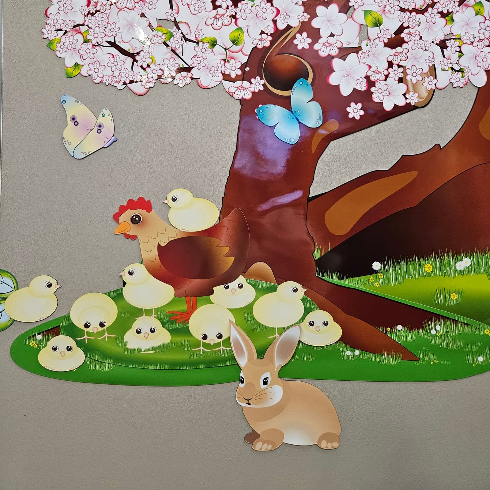 VALENTINES FOREST Magnetische Henne mit Küken 5er Pack