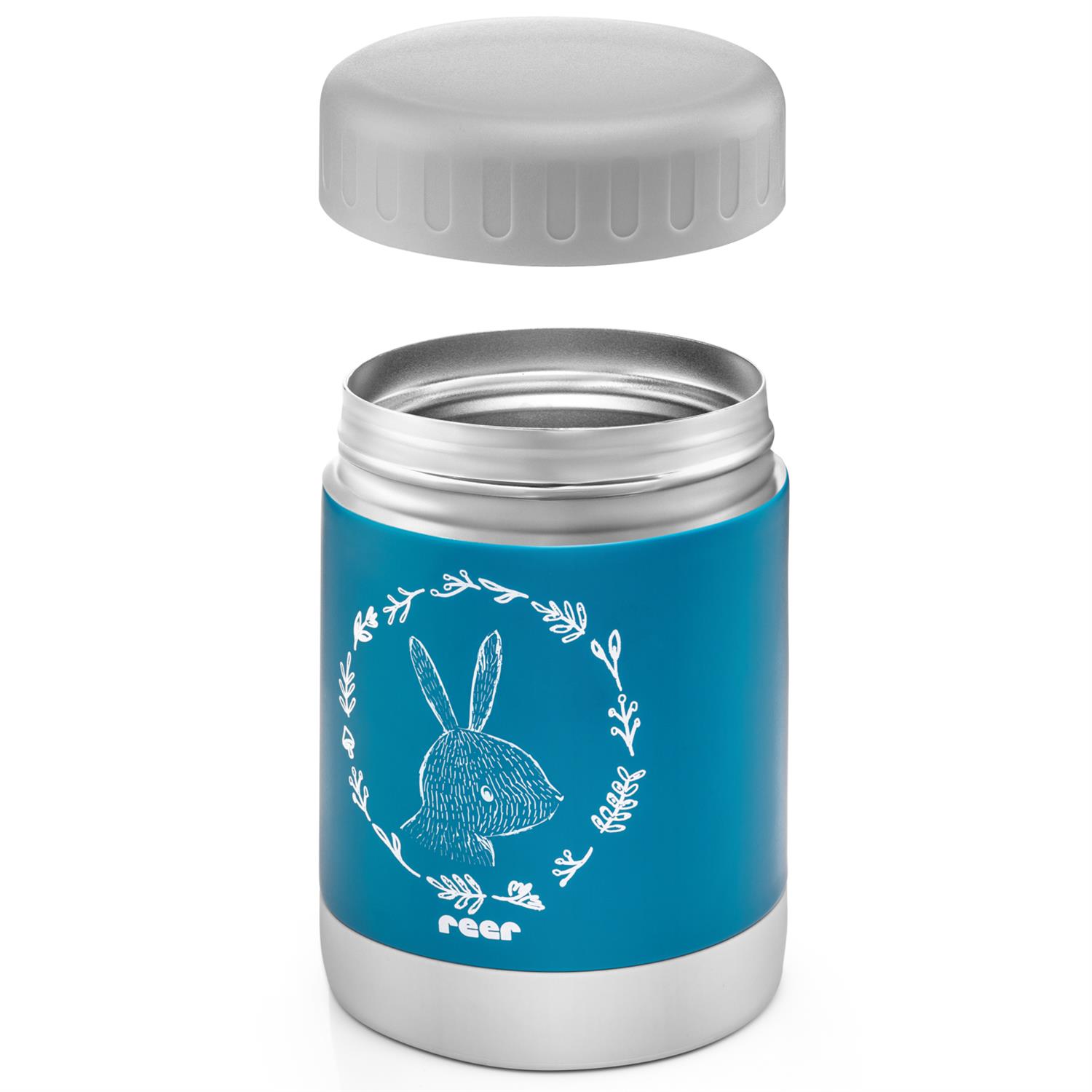 reer-colourdesign-edelstahl-warmhaltebox-petrolblau-300ml-1-r90411-8rWG REER ColourDesign Edelstahl-Warmhaltebox petrolblau 300ml