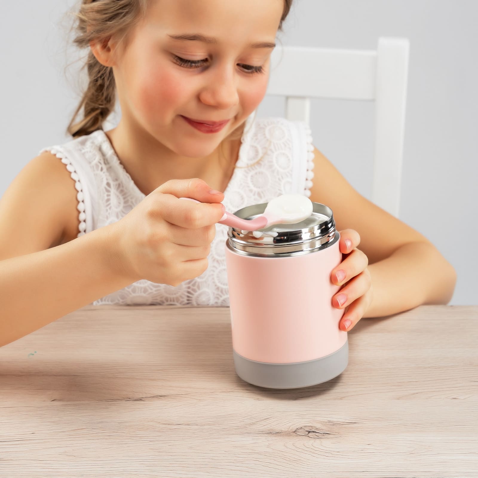 REER ColourDesign Edelstahl-Warmhaltebox rosa 300ml REER ColourDesign Edelstahl-Warmhaltebox rosa 300ml