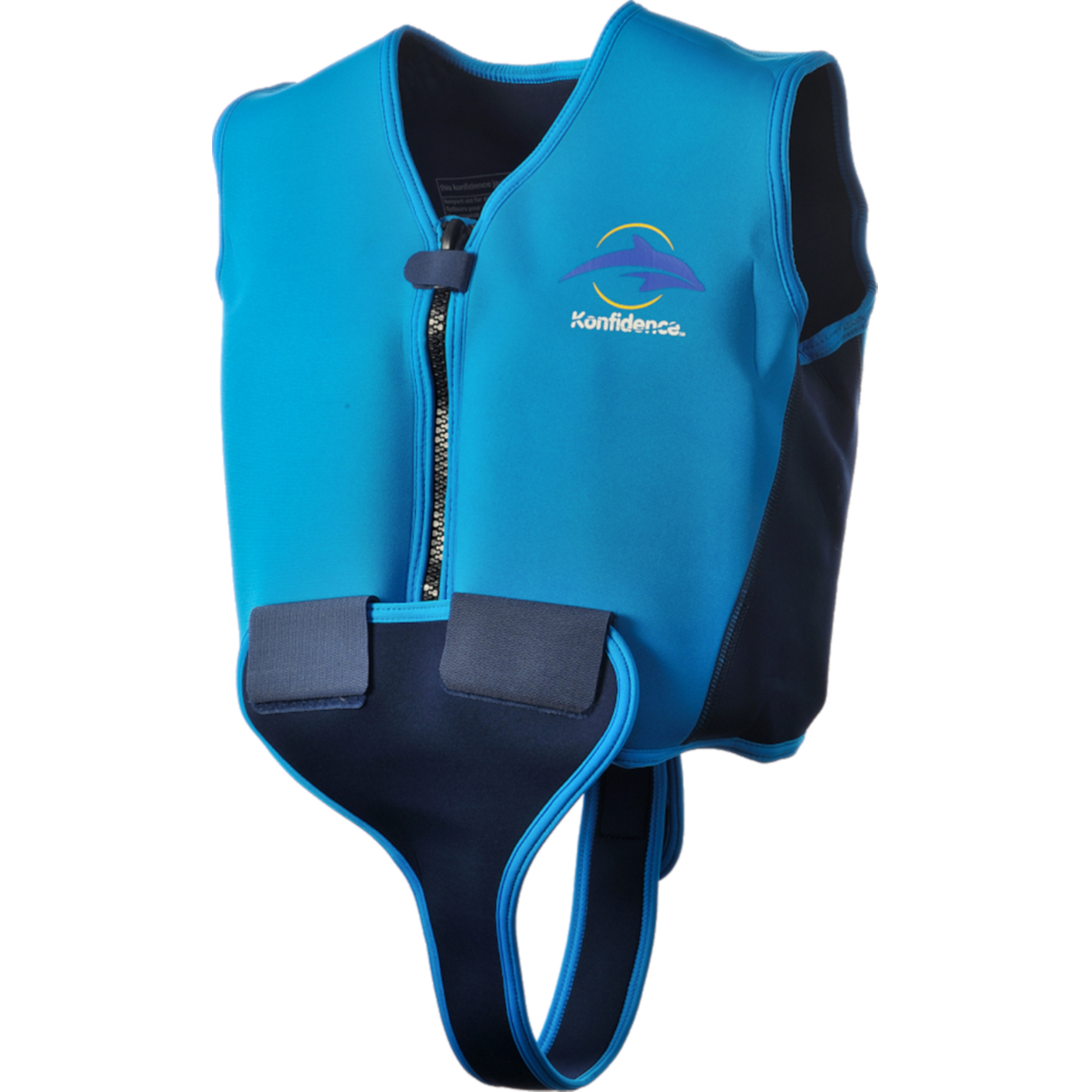 KONFIDENCE Gilet de natation bleu Youth 8-10 ans