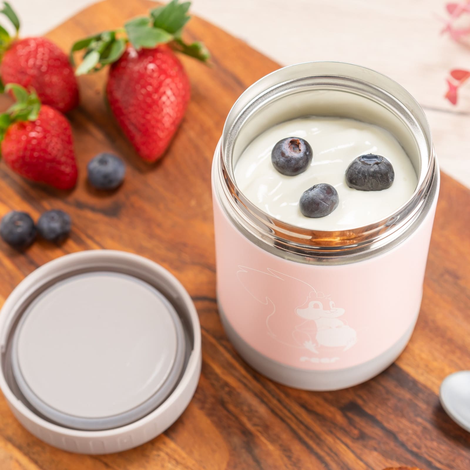 REER ColourDesign Edelstahl-Warmhaltebox rosa 300ml REER ColourDesign Edelstahl-Warmhaltebox rosa 300ml