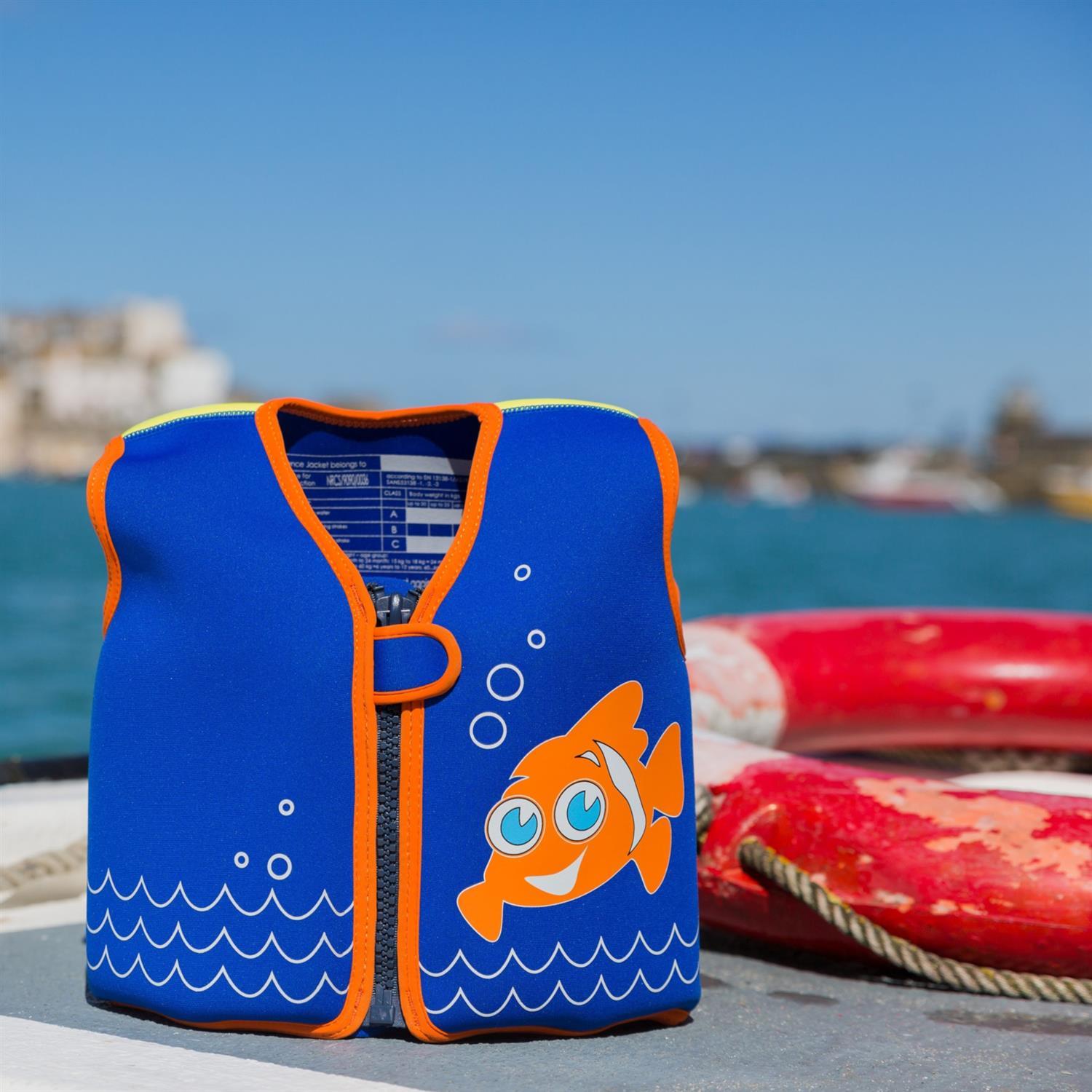 KONFIDENCE Veste de natation pour l'enfant Scoot, 6-7 ans