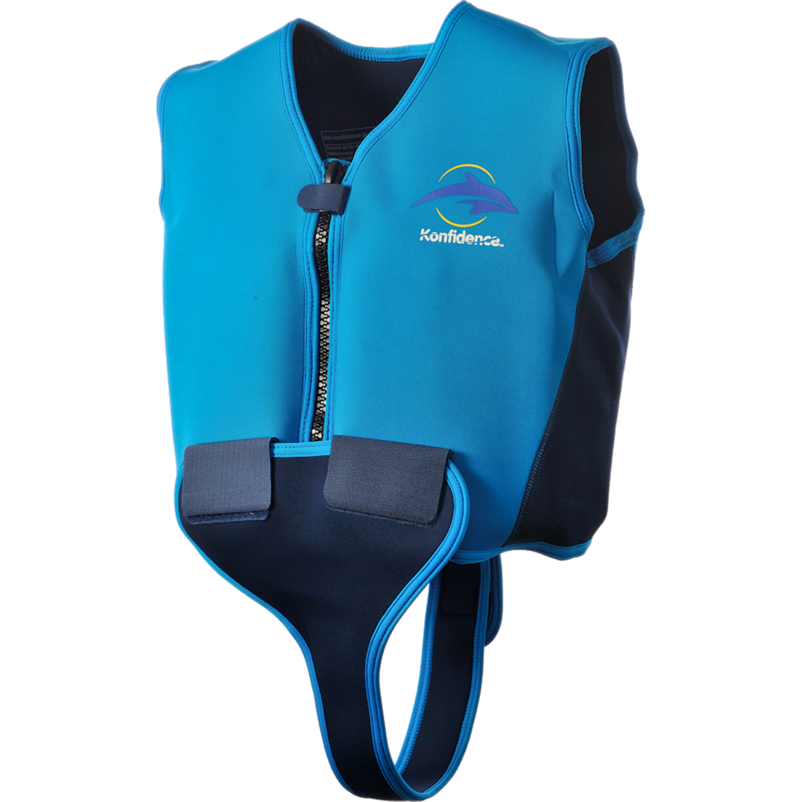 KONFIDENCE Gilet de natation bleu Youth 10-12 ans